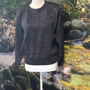 JEANNE PIERRE Black Sparkle Sweater